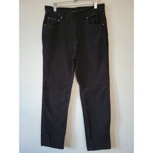 Calvin Klein Jeans Corduroy Pants Men's Straight Leg Black Size 30x 30 Casual